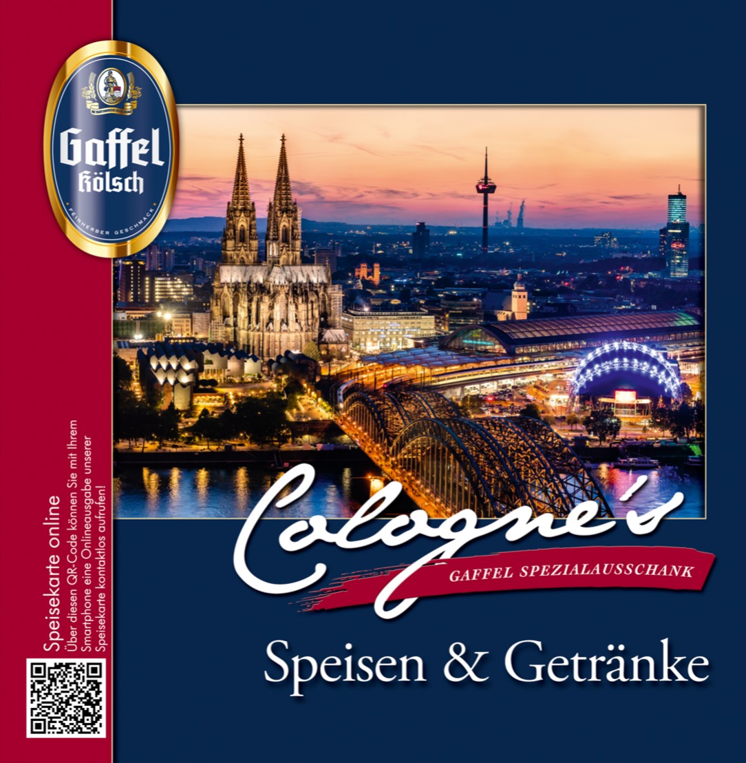 Speisekarte Cologne's